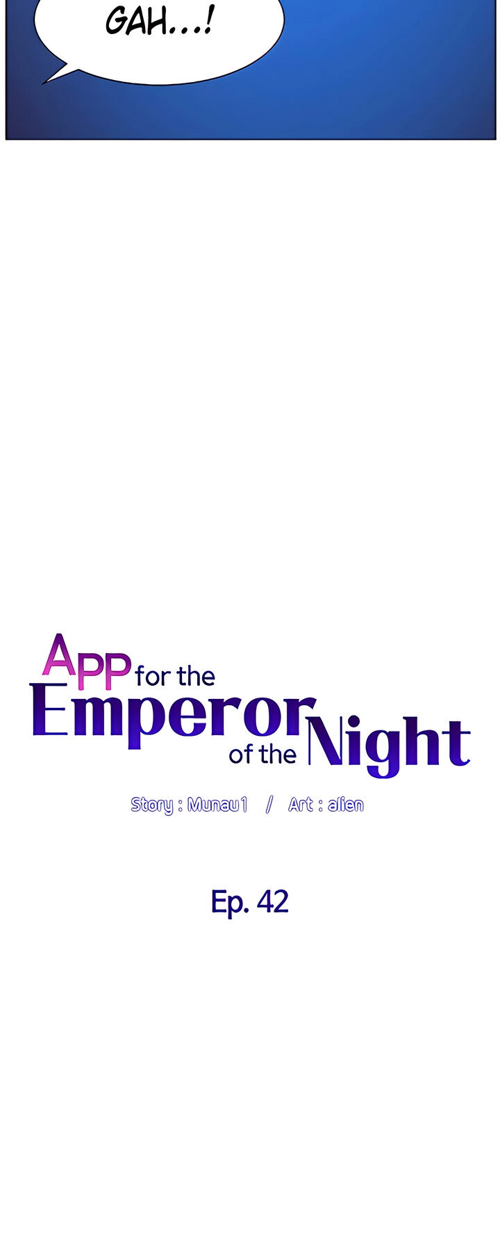 APP for the Emperor of the Night Chapter 42 - Page 6