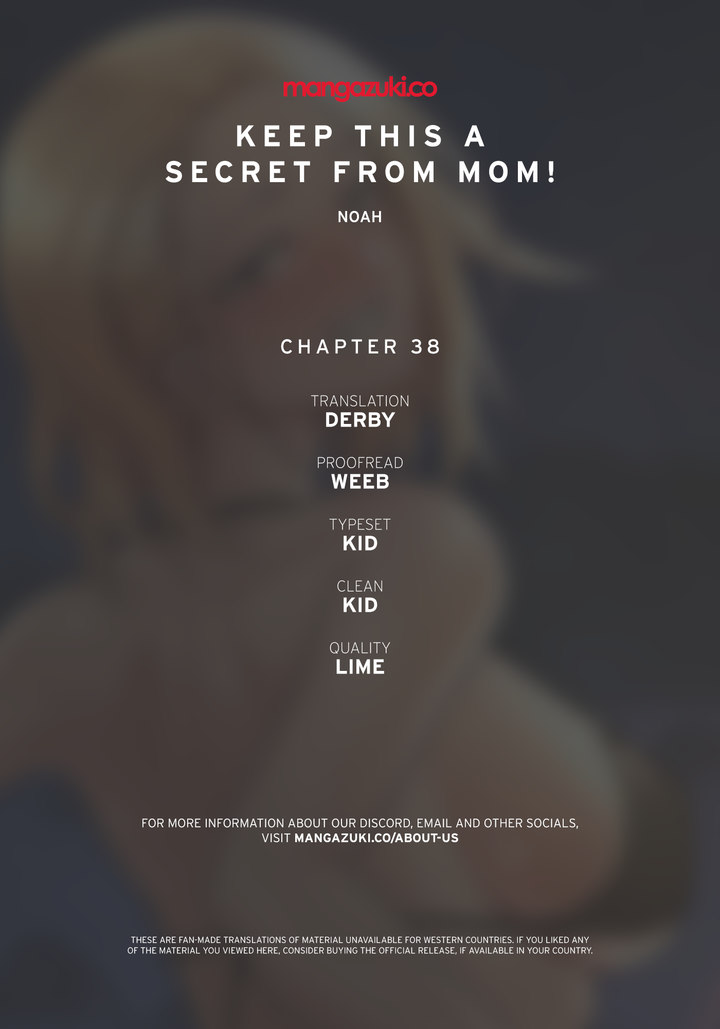 Keep it a secret from your mother! Chapter 38 - Page 1