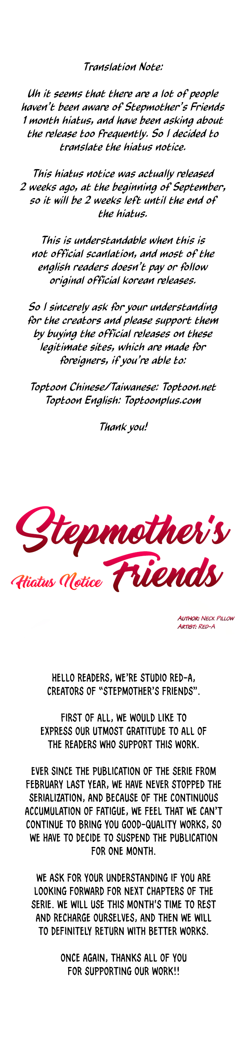 Stepmother Friends Chapter 84.5 - Page 1