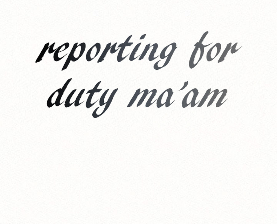 Reporting For Duty Ma’Am Chapter 12 - Page 34